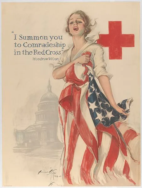I Summon You to Comradeship in the Red Cross — Harrison Fisher