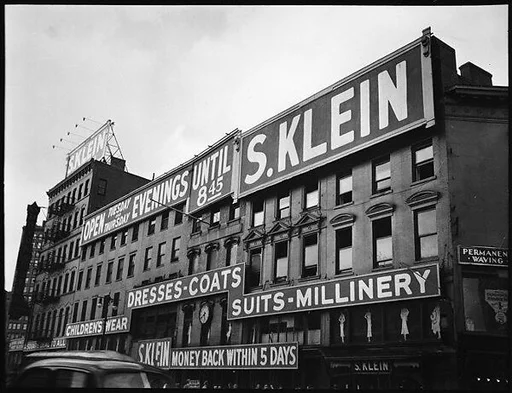 [S. Klein-on-the-Square Department Store, Union Square East, New York City]