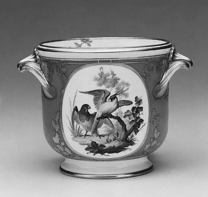 Wine cooler (seau à demi-bouteille) (one of two) (part of a service) — Sèvres Manufactory