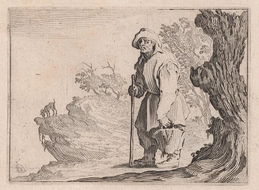 Le Paysan Portant son Sac (The Peasant Carrying his Sack), from Les Caprices Series B, The Nancy Set