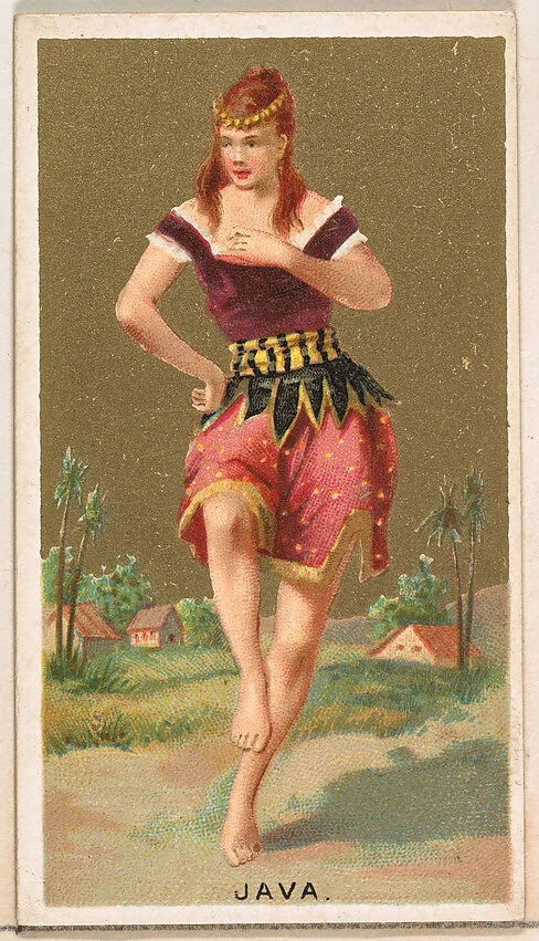 Java, from the Dancing Girls of the World series (N185) issued by Wm. S. Kimball & Co. — William S. Kimball & Company