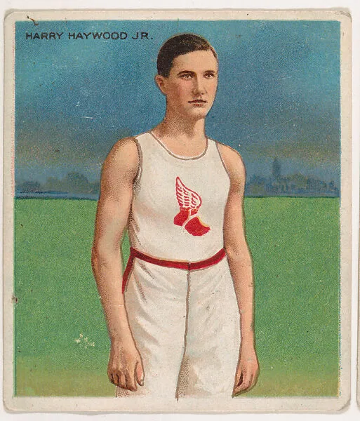 Harry Haywood Jr., Track and Field, from Mecca & Hassan Champion Athlete and Prize Fighter collection, 1910 — Mecca Cigarettes