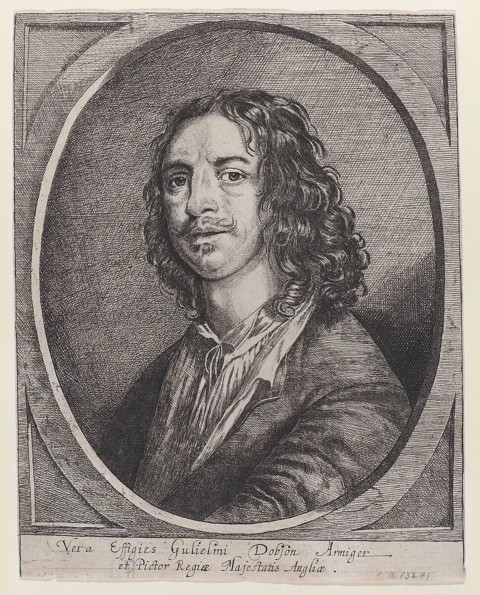 Portrait of William Dobson — William Dobson|Josias English|William Dobson