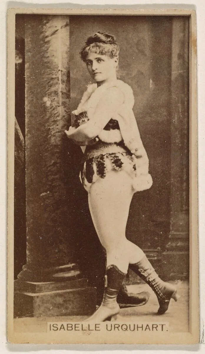 Isabelle Urquhart, from the Actresses series (N245) issued by Kinney Brothers to promote Sweet Caporal Cigarettes — Kinney Brothers Tobacco Company