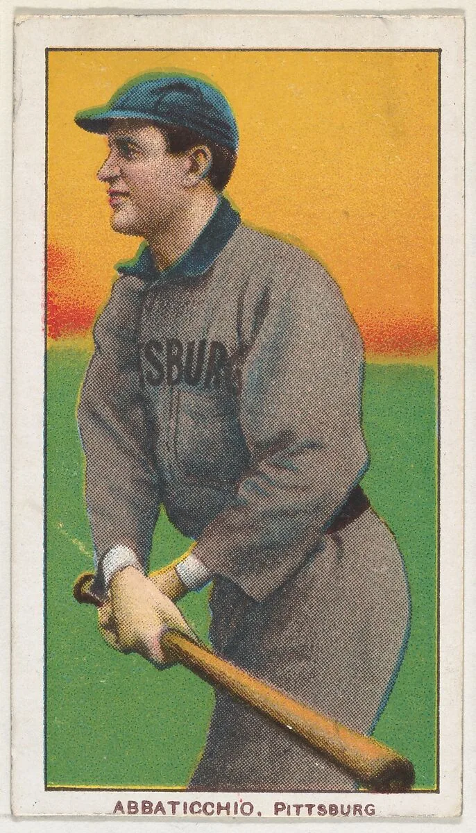 Abbaticchio, Pittsburgh, National League, from the White Border series (T206) for the American Tobacco Company — American Tobacco Company