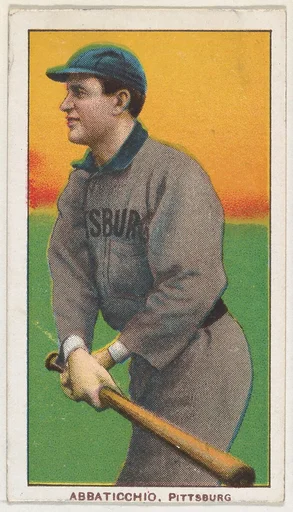 Abbaticchio, Pittsburgh, National League, from the White Border series (T206) for the American Tobacco Company
