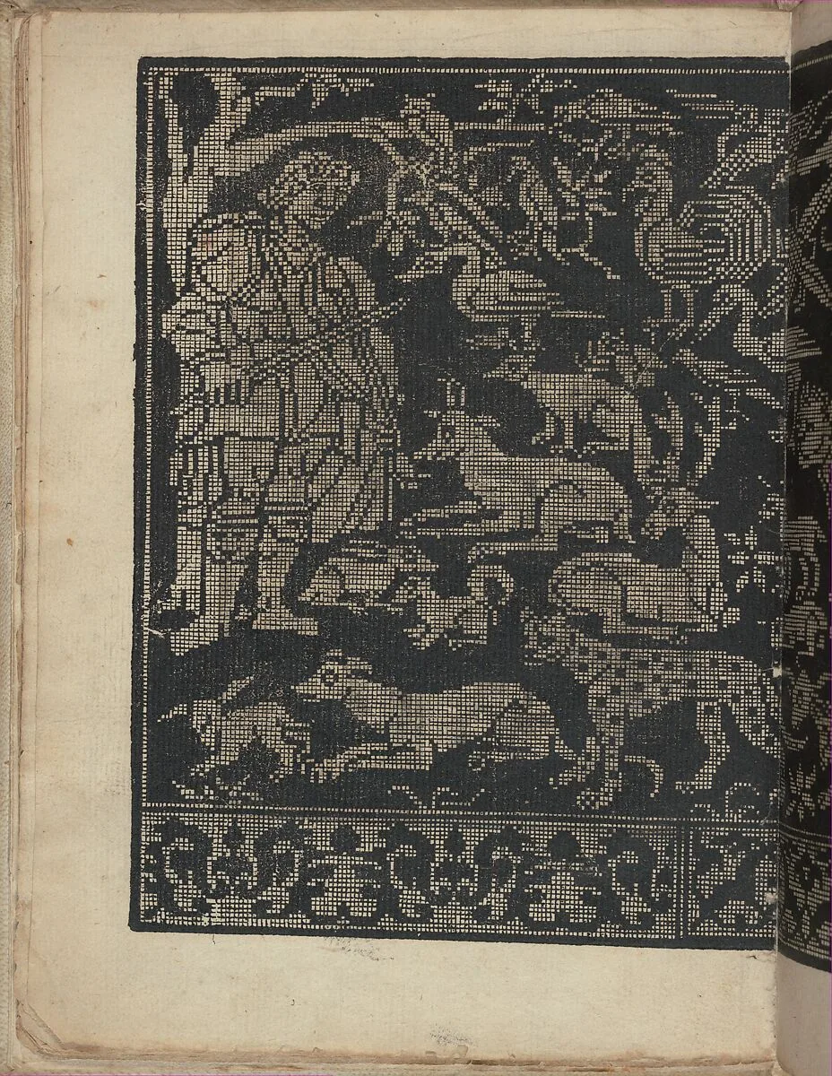 Esemplario di Lauori..., page 8 (recto) — Florio Vavassore|Giovanni Andrea Vavassore