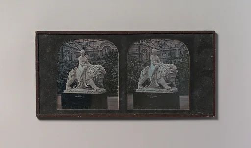 [Stereograph, Crystal Palace, John Bell's Una and the Lion]