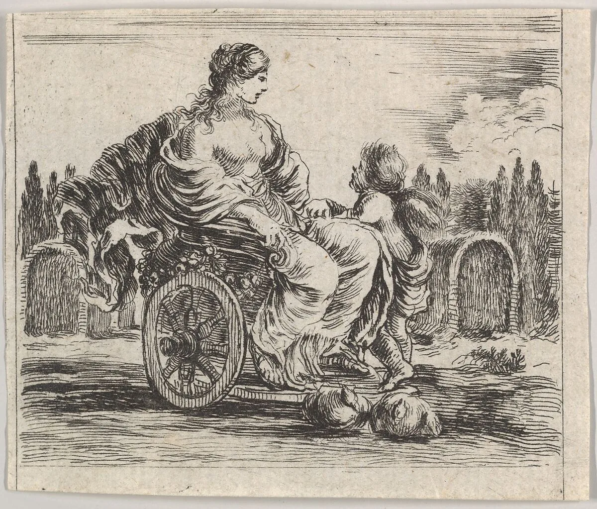 Venus, from 'Game of Mythology' (Jeu de la Mythologie) — Stefano della Bella