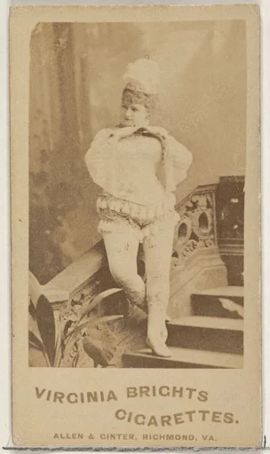 From the Actors and Actresses series (N45, Type 5) for Virginia Brights Cigarettes