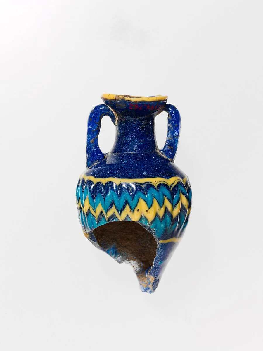 Glass amphoriskos (perfume bottle) — Unknown