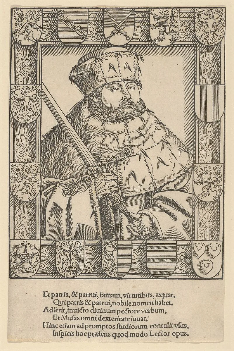 Copy of John Frederic the Magnanimous, in Electoral Robes — Lucas Cranach the Younger and Workshop