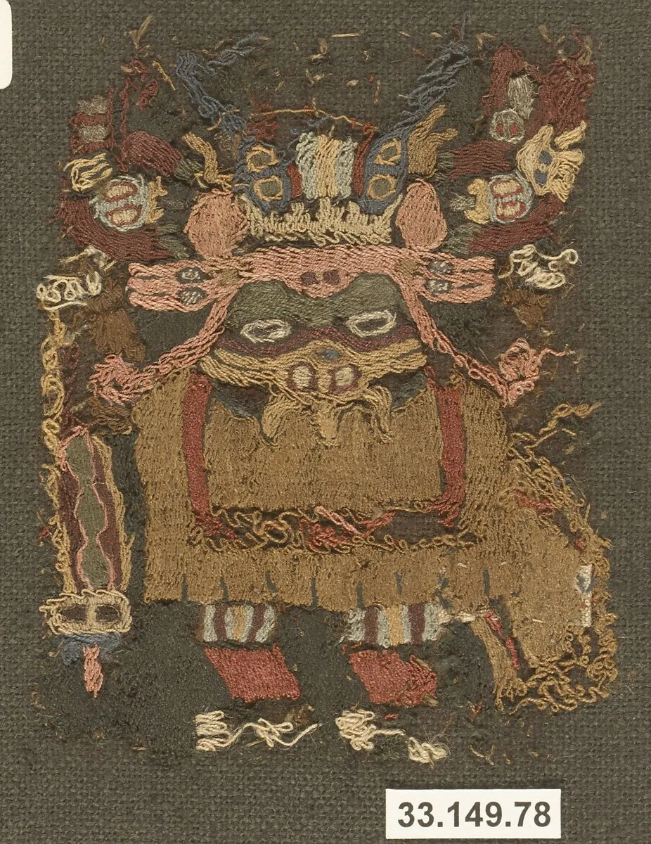 Embroidered Mantle Fragment — Unknown