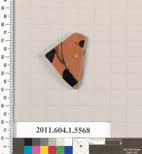 Terracotta fragment of a kylix (drinking cup)