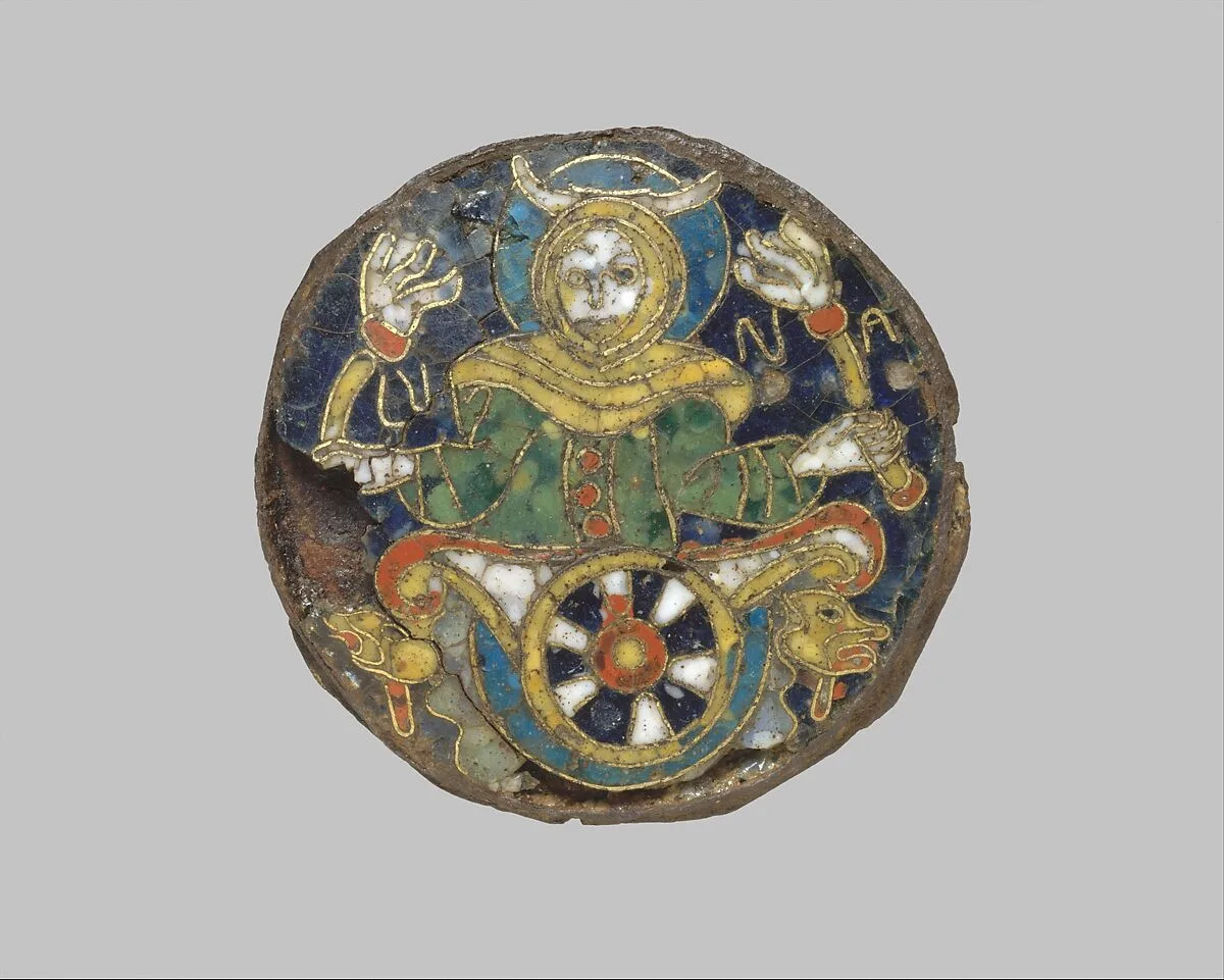 Roundel with a Personification of the Moon — Unknown