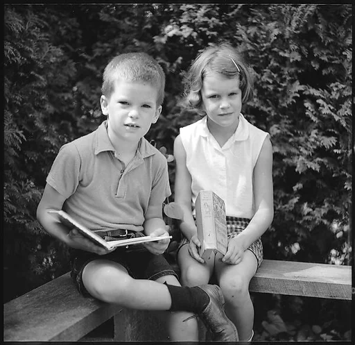[58 Portraits and Studies: Leslie Thompson's Children (35) and Gothic Revival Church (23), Ipswich, Massachusetts]