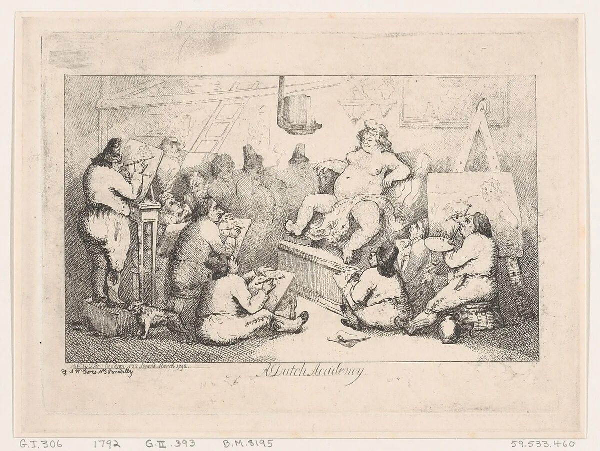 Dutch Academy — Thomas Rowlandson|S. W. Fores