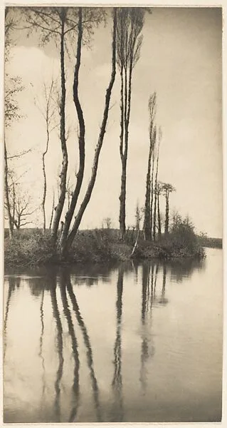 On a French River — Frederick H. Evans