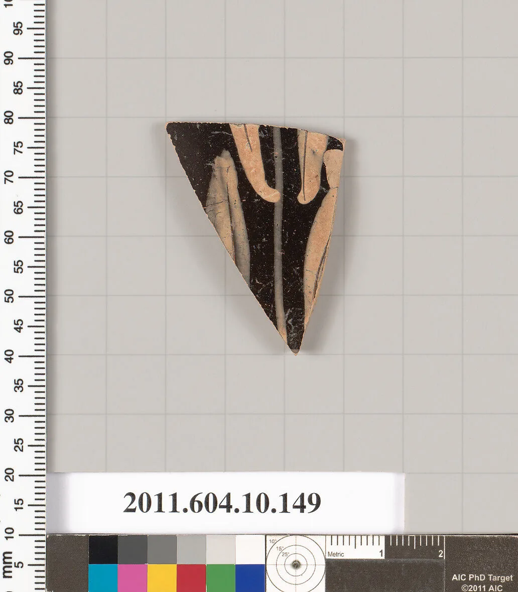 Terracotta fragment of a skyphos (deep drinking cup) — Unknown