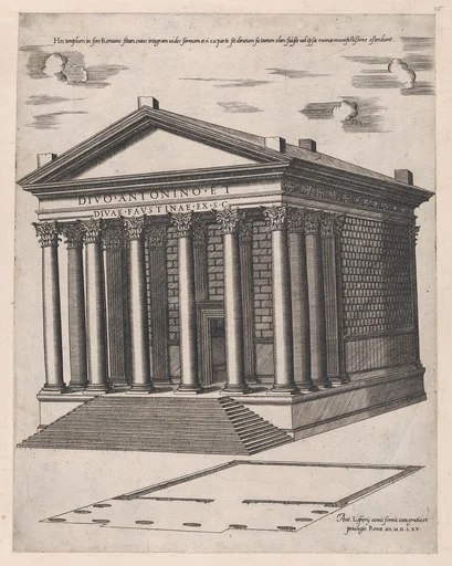 Speculum Romanae Magnificentiae: Temple of Antoninus and Faustina