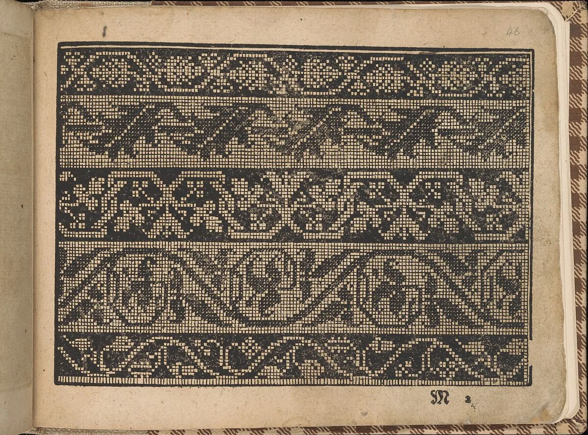 New Künstlichs Modelbuch (Page 46 recto) — Bernhard Jobin