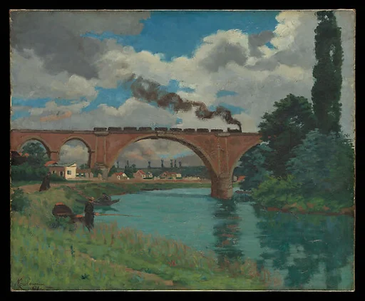 Railroad Bridge over the Marne at Joinville