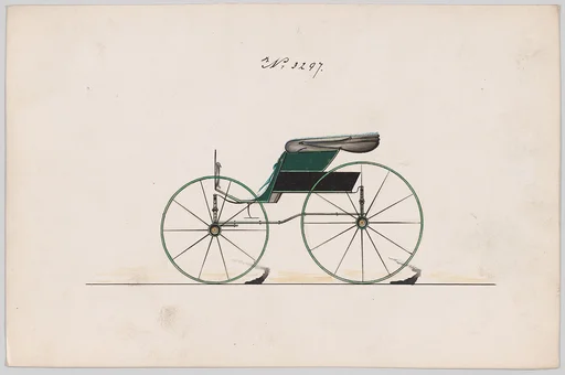Design for Pony Phaeton, no. 3297