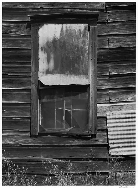 Window, Bear Valley, California — Ansel Easton Adams