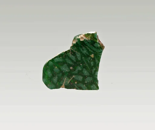 Glass mosaic inlay fragment