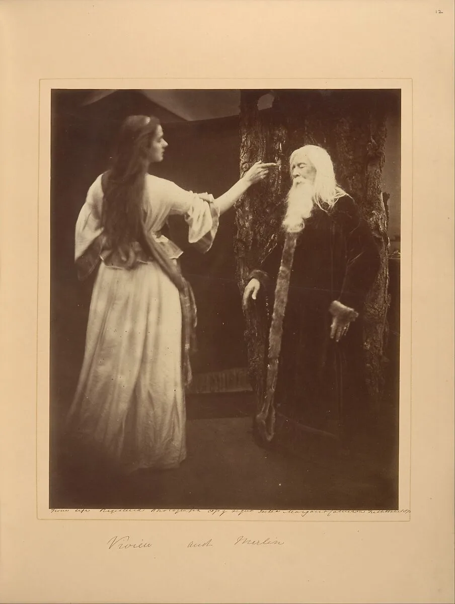 Vivien and Merlin — Julia Margaret Cameron