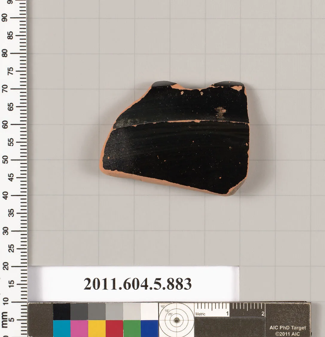 Terracotta rim fragment of a kylix (drinking cup) — Unknown