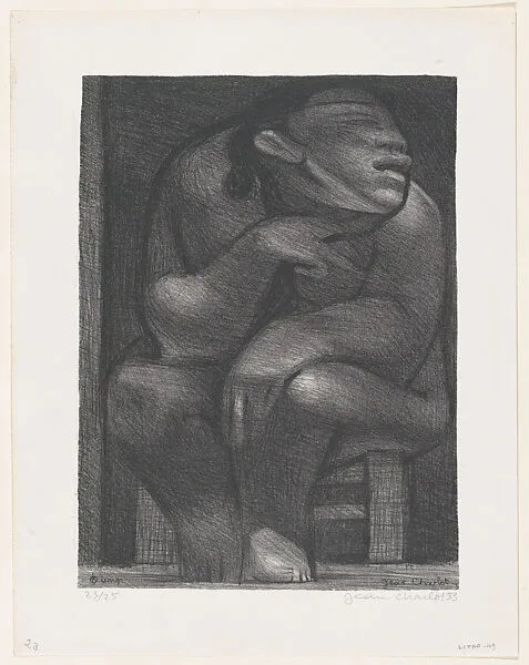 Seated nude — Will A. Kistler|Jean Charlot