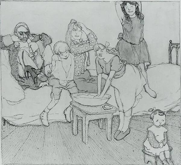 Family Dressing — Jules Pascin