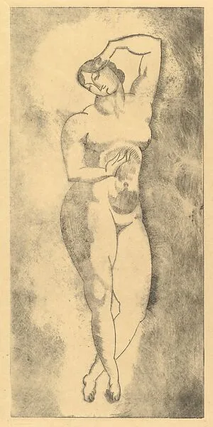 Female nude, standing — Elie Nadelman