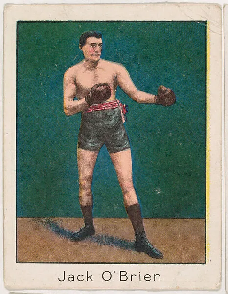 Jack O'Brien, from the Champion Athlete and Prize Fighter series (T220), issued by Mecca and Tolstoi Cigarettes — Tolstoi Cigarettes|Mecca Cigarettes
