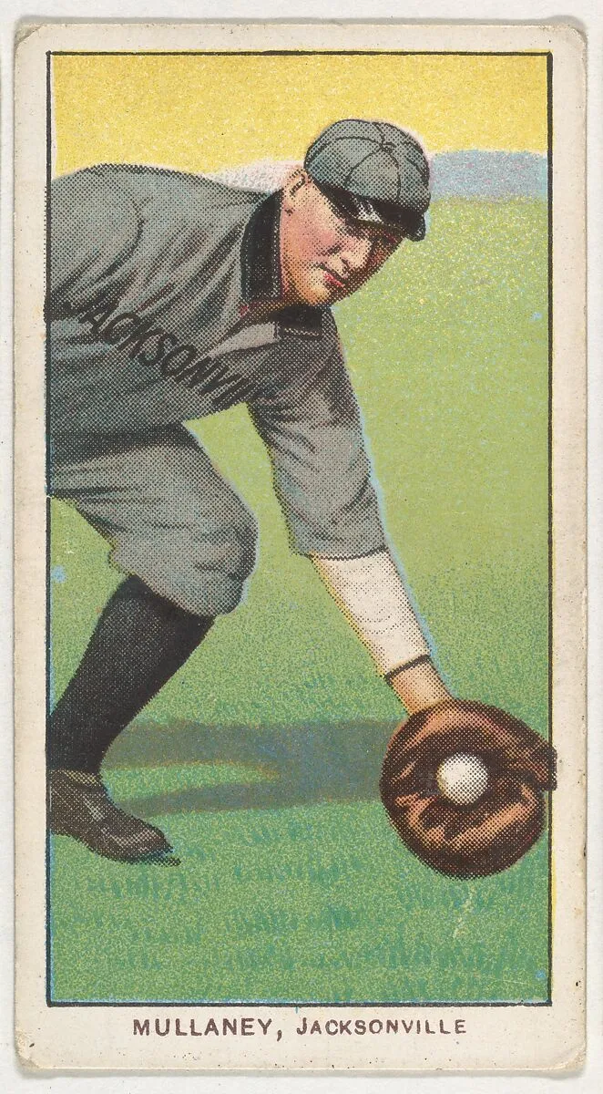 Mullaney, Jacksonville, South Atlantic League, from the White Border series (T206) for the American Tobacco Company — American Tobacco Company