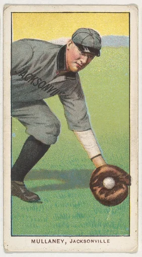 Mullaney, Jacksonville, South Atlantic League, from the White Border series (T206) for the American Tobacco Company