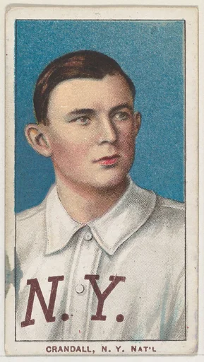 Crandall, New York, National League, from the White Border series (T206) for the American Tobacco Company