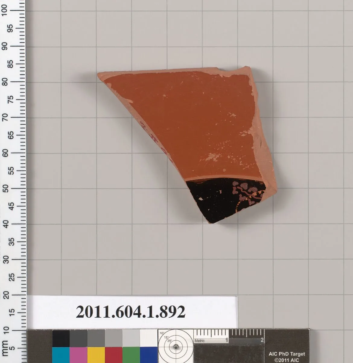 Terracotta fragment of a kylix (drinking cup) — Unknown
