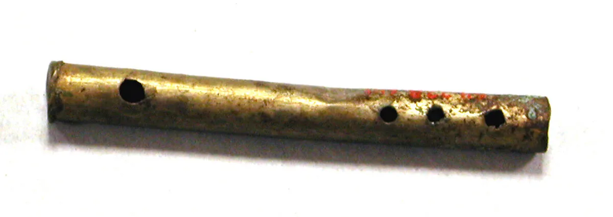 Hammered Silver Miniature Flute — Unknown