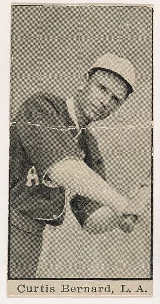 Curtis Bernard, Los Angeles, from Mono Cigarettes Leading Actresses and Baseball Players series, 1910-1911 — The Mono Tobacco Company