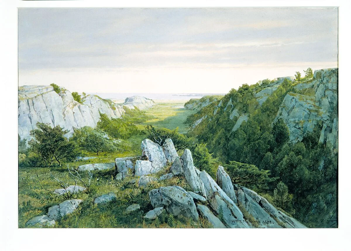 From Paradise to Purgatory, Newport — William Trost Richards