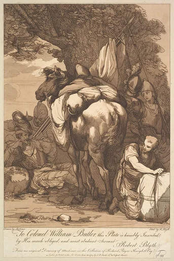 Packhorse with Soldiers