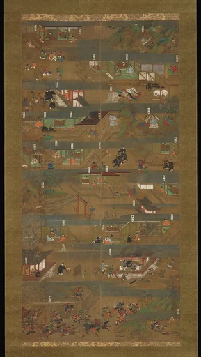 聖徳太子絵伝図|Illustrated Biography of Prince Shōtoku (Shōtoku Taishi e-den)