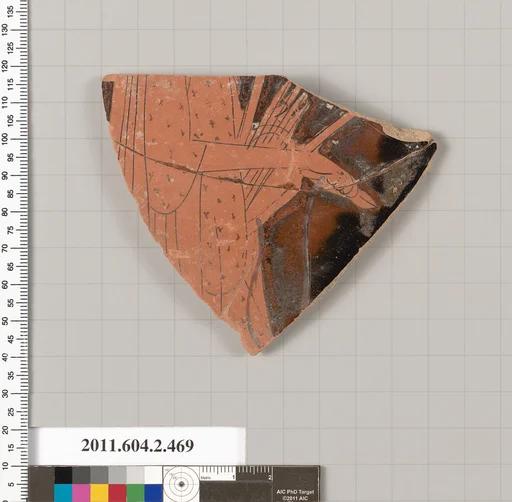 Terracotta fragment of a column-krater (bowl for mixing wine and water)