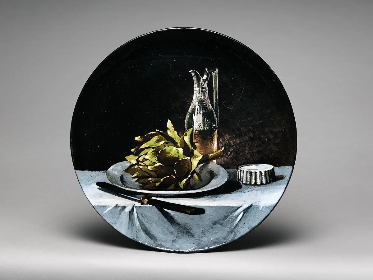 Charger with still life — François Laurin