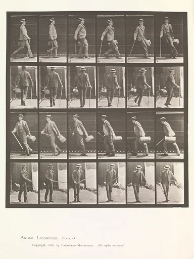 Animal Locomotion. An Electro-Photographic Investigation... of Animal Movements. Commenced 1872 - Completed 1885. Volume VII, Men and Woman (Draped) Miscellaneous Subjects