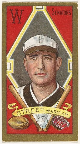 Charles E. Street, Washington Senators, American League, from the "Baseball Series" (Gold Borders) set (T205) issued by the American Tobacco Company — American Tobacco Company