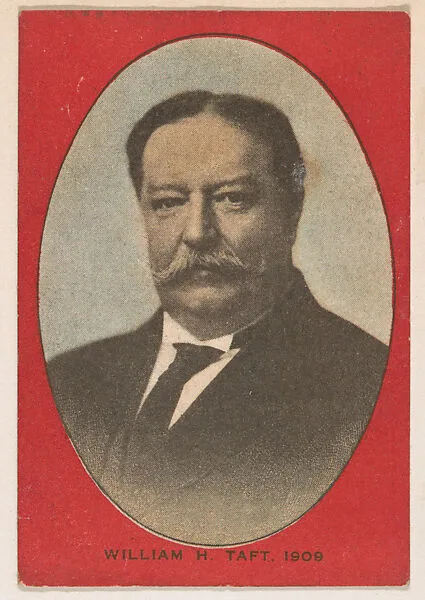 William R. Taft, bakery card from the Presidents series (D67), issued by the Ward Baking Company — Ward Baking Company