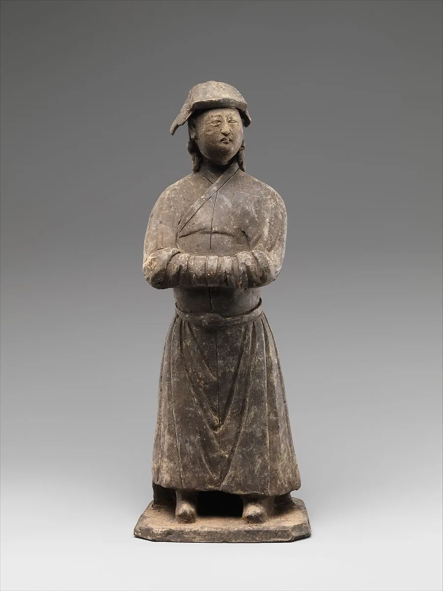 灰陶蒙古男俑|Figure of Mongol — Unknown